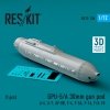 RESKIT RS72-0138 GPU-5/A 30mm gun pod (1 pcs) (3D Printed) 1/72